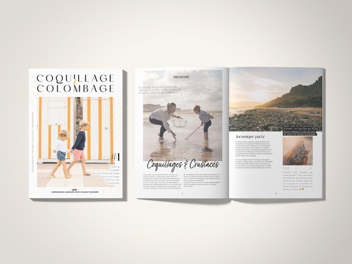 Magazine touristique — Coquillage & Colombage, Cabourg